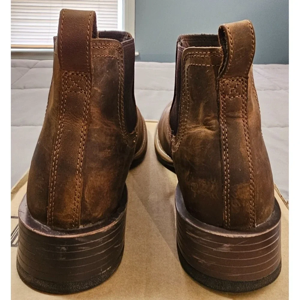 Ariat® (11.5‎ D) Booker™ Ultra Chelsea Boot in Distressed Brown - $170